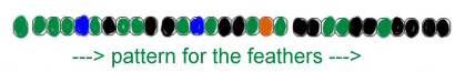 peacock feathers pattern